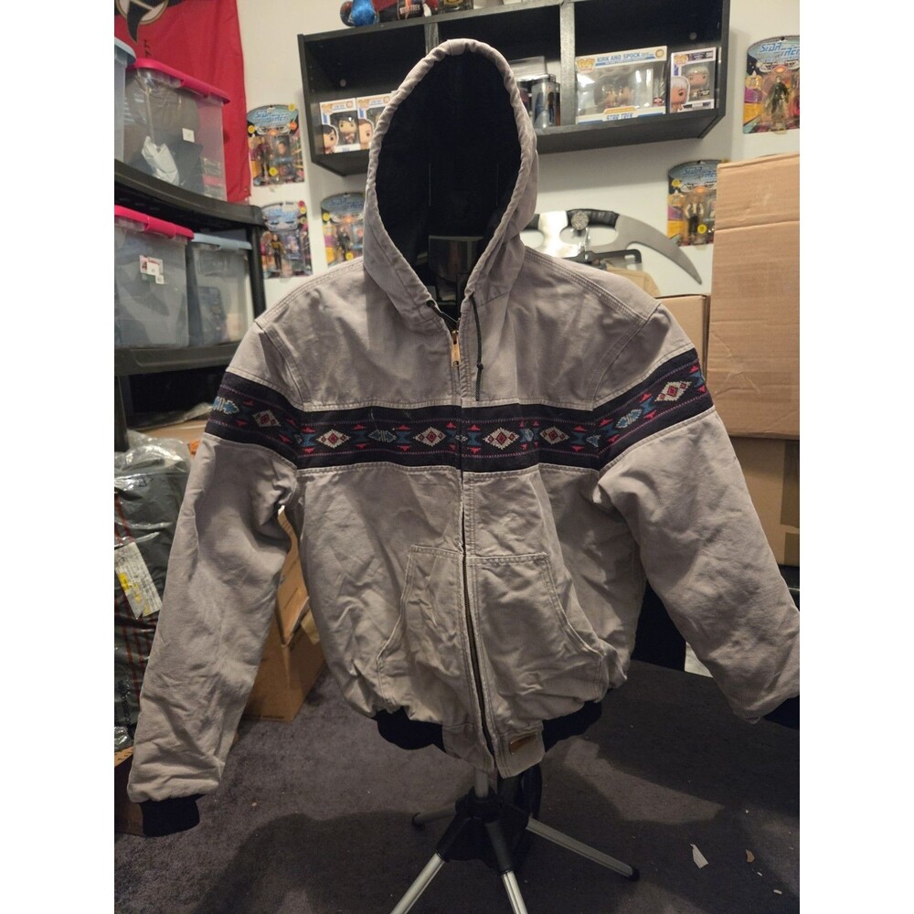 Carhartt J78 Hooded Aztec Jacket XL